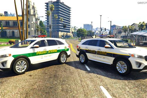 Kia Sorento UM 2015 | Israeli Police livery + Israeli Border Police מגב וכחולה | ELS 3711e0 gta5 2018 11 20 19 34 21 58